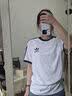 adidas adicolor复古百搭修身圆领短袖T恤男女阿迪达斯三叶草   白   XS 实拍图