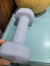 Keep哑铃女男健身家用彩色浸塑环保手铃亚铃全身塑形水蓝2kg*2 实拍图