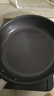 三头鹰纯钛平底锅煎锅28cm无涂层不粘煎炒锅燃气灶电磁炉通用MTiF28C-E 实拍图