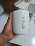炊大皇陶瓷杯马克杯茶杯 经典黑白泡茶杯咖啡杯早餐杯果汁水杯白色420ml 实拍图