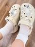 卡骆驰（CROCS）白鹿同款经典云朵洞洞鞋时尚百搭女鞋花园鞋沙滩鞋|206750 黑色-001(含智必星) 39 (250mm) 实拍图