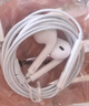 纽曼（Newmine）【TOP榜热卖】XL08 半入耳式线控有线耳机 手机耳机 音乐耳机 3.5mm接口 电脑笔记本手机适用 白色 实拍图