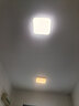 四季沐歌（MICOE）照明 卧室灯led吸顶灯现代简约灯具客厅灯饰书房阳台餐厅灯薄款 48W 皓白三防灯-普瑞光源46*46cm三色调光 实拍图