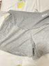 9i9孕妇短裤外穿夏薄居家高腰托腹可调节女休闲裤大弹力肚短裤XL灰色 实拍图