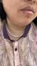 京润珍珠韵华925银淡水无核珍珠项链送妈妈项链女实用生日礼物 实拍图