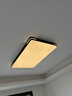 四季沐歌（MICOE） 照明LED客厅灯具套餐卧室吸顶灯餐厅中山灯具北欧后现代灯 130瓦 墨黑系列  三色调光 90cm 实拍图