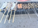 游牧御品大鱿鱼5串 铁板鱿鱼须 烤串烤肉 烧烤食材 火锅串 脆爽海鲜菜肴 实拍图