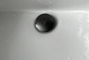 潜水艇（Submarine）CQ-9SM枪灰面盆弹跳下水器洗手盆漏水塞子按压式防臭过滤大蘑菇头 实拍图