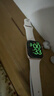 Apple/苹果 Watch S11 智能手表GPS+蜂窝款46毫米玫瑰金色铝金属表壳淡桃粉色运动型表带M/L MFDH4CH/B 实拍图