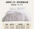 LOVO罗莱家纺 100%桑蚕丝 子母被子  6.1斤150*215cm 白色 实拍图