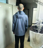 蕉下（beneunder）冰丝防晒衣服男外套防紫外线凉感透气户外钓鱼AL936深蓝灰XL 实拍图