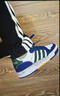 adidas NIZZA PLATFORM厚底增高运动帆布鞋女阿迪达斯三叶草 一号黑/白   36 实拍图