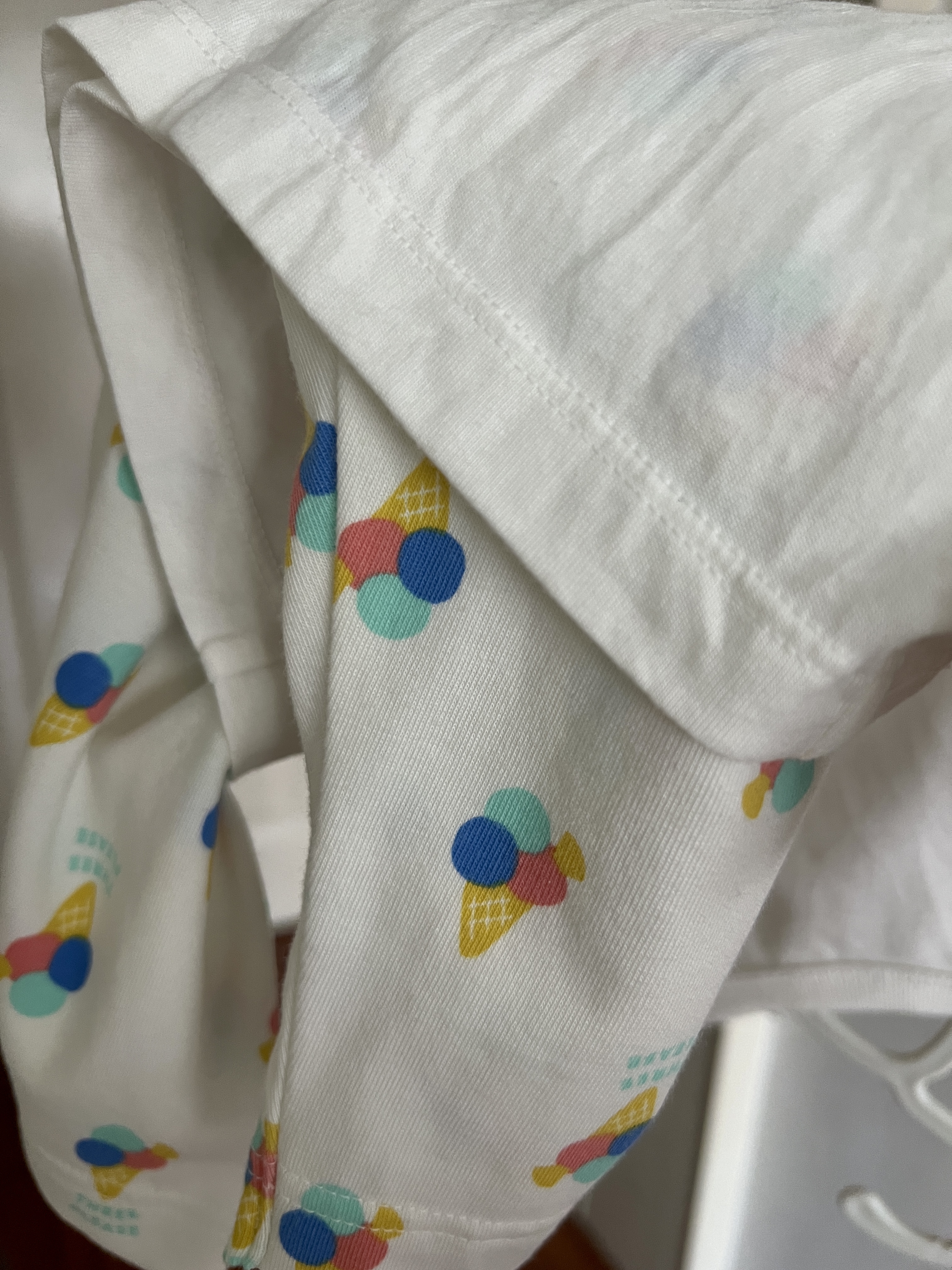 优衣库婴幼儿AIRism紧身裤/七分宝宝打底裤裤子26春夏新款485144 01 乳白色 110 实拍图