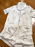 有棵树【孟子义同款】流光锦睡衣女士夏季冰丝短袖凉感情侣家居服套装男 实拍图