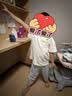 嘟嘟家男童T恤纯棉夏季儿童短袖多巴胺男女童上衣宝宝童装 奶油白色 130 实拍图