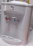 美的（Midea）饮水机家用台式上置式桶装水办公室小型桌面迷你加热饮水器MYR720T 制热型 实拍图
