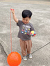 马丁兄弟儿童玩具球婴幼儿小皮球带绳弹力拍拍球按摩球感统训练玩具 实拍图
