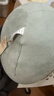 MUJI可当成腰垫使用的柔软靠垫 抱枕腰托靠枕腰靠 淡绿色 35*35*35cm 实拍图