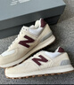 NEW BALANCE NB574官方休闲鞋女鞋复古舒适夏季透气网面礼物轻便百搭运动鞋 米白色 WL574RCF 36.5 (脚长23cm)尺码详询客服 实拍图