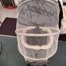 爱宝适婴儿车蚊帐全罩通用式加密双拉链网纱蚊帐防蚊虫可折叠 灰色S598 实拍图