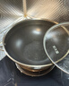 炊大皇炒锅304不锈钢有钛炒菜锅煎锅平底不粘炒锅32cm 可立可视盖不挑灶 实拍图