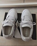 adidas ENTRAP美式校园风运动少年感复古篮球风板鞋男女阿迪达斯   白色/暗银金属/树脂黄   40.5 实拍图
