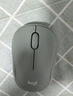 罗技（Logitech）M221 轻音鼠标 无线鼠标 办公鼠标 对称鼠标 带无线微型接收器 薄荷绿 实拍图