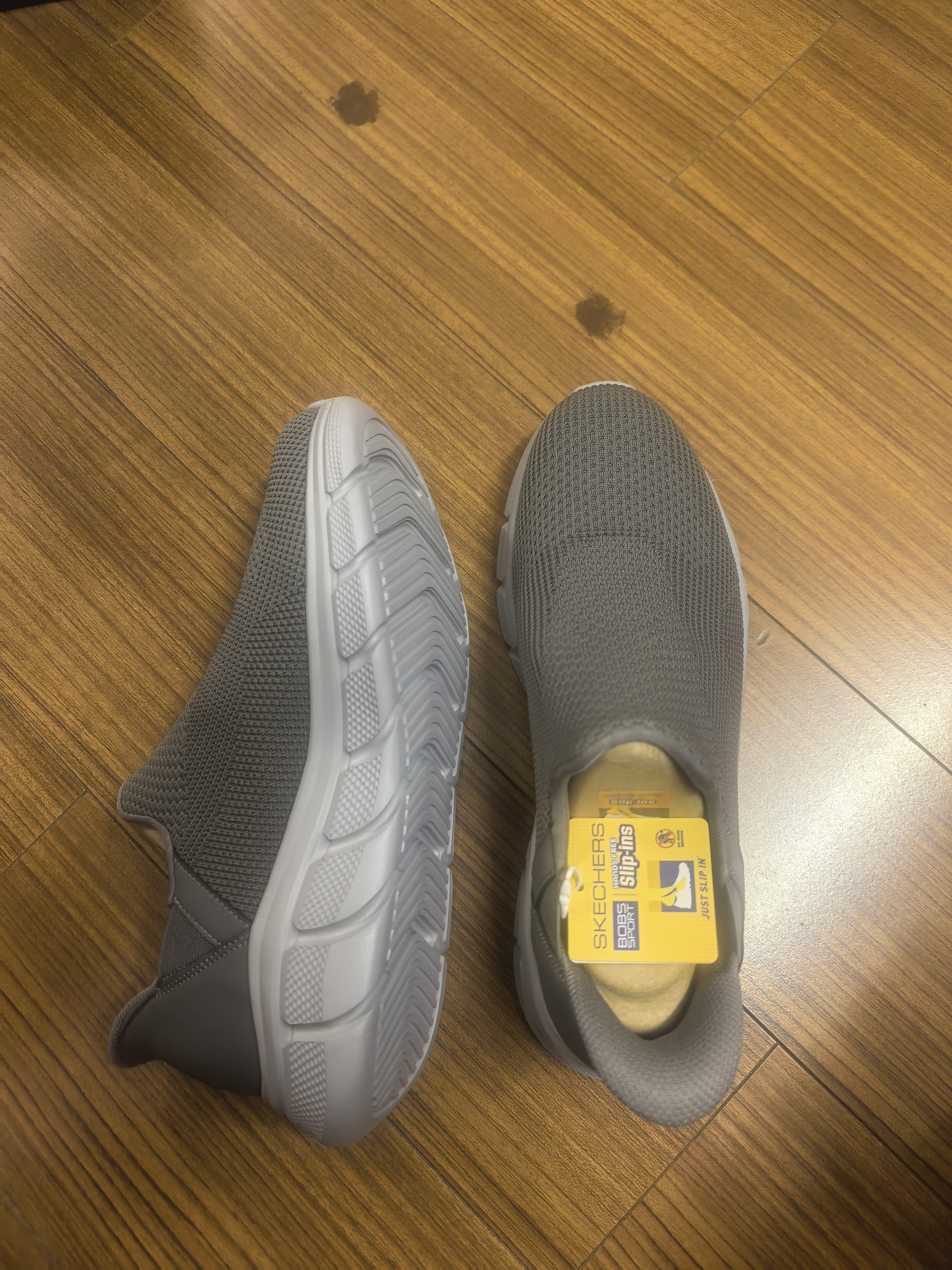 斯凯奇（Skechers）闪穿健步鞋男鞋秋季轻便休闲鞋一脚蹬软底运动鞋118306 实拍图
