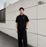 李宁翻领polo衫男士短袖衣服春夏新款夏季纯棉休闲透气半袖t恤男T 实拍图