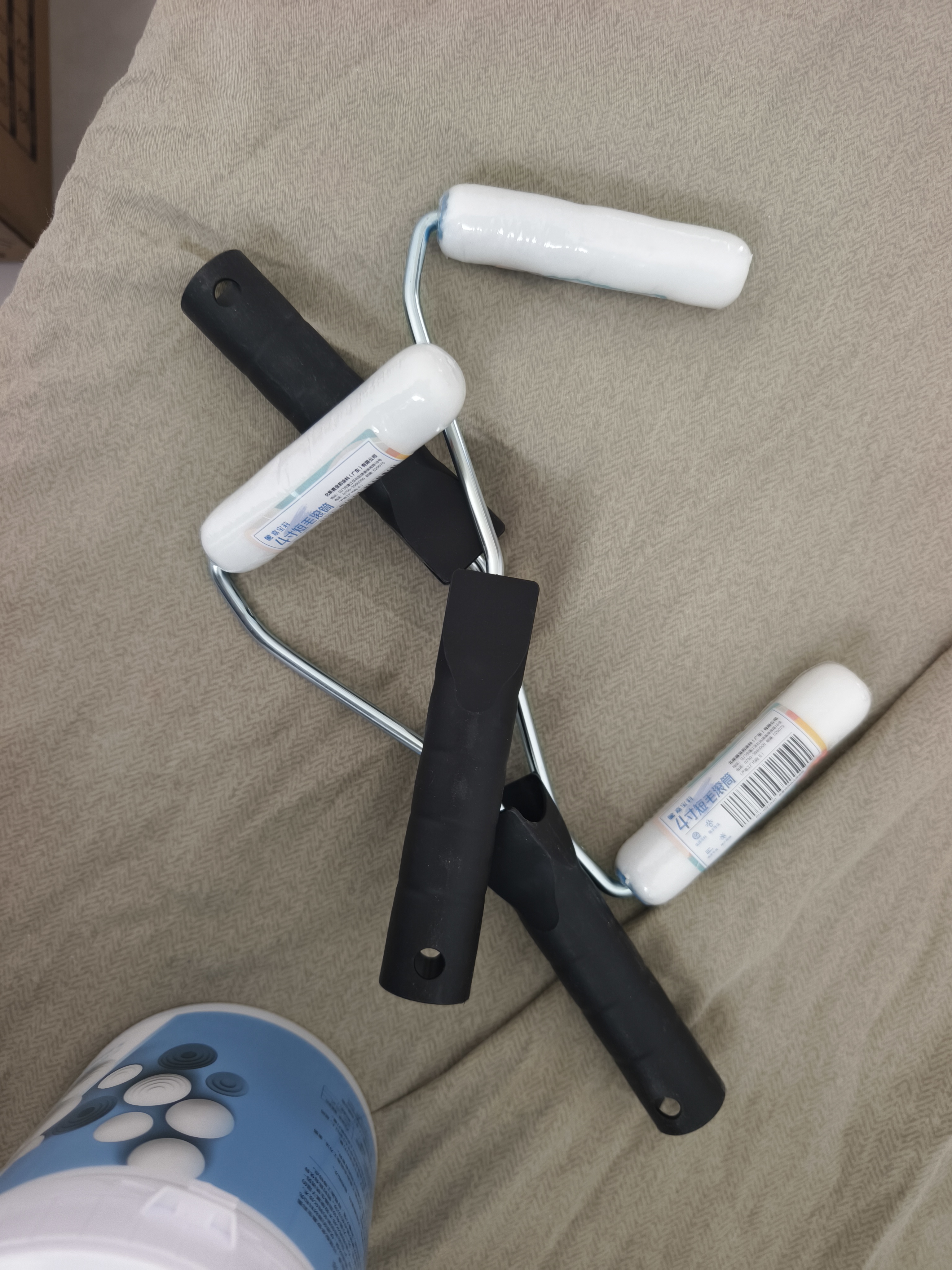 嘉宝莉补墙漆白色修补墙面翻新漆内墙去污遮盖净味内墙乳胶漆浅蓝色1kg 实拍图