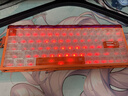 狼蛛（AULA）HERO 68XS镂空无线三模磁轴键盘RT电竞游戏专用双8K ARGB背光68键客制化机械键盘无畏契约 双8K【幻宇橙-雪神磁轴】无线三模 实拍图