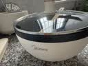 美的（Midea）电炒锅 电煮锅 电蒸锅家用电火锅电热锅多功能4L小电锅煎炒炖煮泡面不沾多用途锅HGE2811C 配蒸片 实拍图