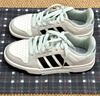 adidas ENTRAP美式校园风运动少年感复古篮球风板鞋男女阿迪达斯   白色/黑色/矾土棕   38 实拍图
