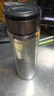 【京东物流配送】高硼硅双层玻璃杯大容量泡茶杯水杯子茶水分离杯 【双层加厚】茶杯350ml1只 实拍图