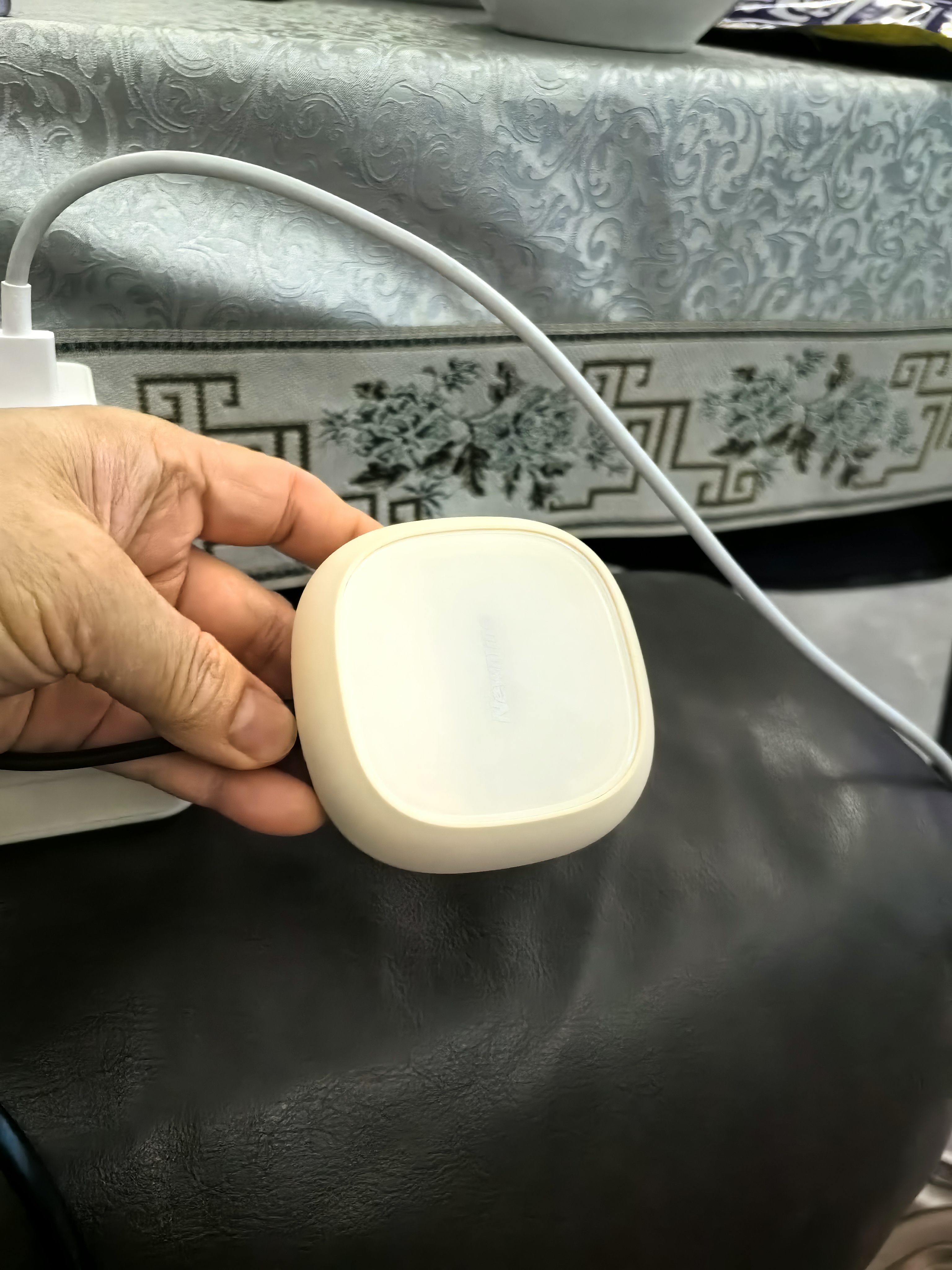 纽曼LY71挂耳式真骨传导蓝牙耳机开放式不入耳 运动跑步骑行长续航通话降噪 苹果华为小米适用 奶茶色 实拍图