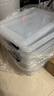禧天龙塑料衣物收纳箱玩具整理箱车载储物箱55L 透明 3个装 带轮 实拍图