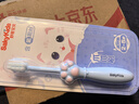舒客宝贝儿童牙刷含氟刷丝防蛀细软刷毛护龈小刷头乳牙猫爪牙刷2-5岁1支装 实拍图