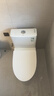九牧（JOMOO）马桶 家用虹吸式马桶大冲力节水坐便器 防臭瞬冲 易洁抗菌马桶 行业爆款-升级无棱内壁11370-400坑 实拍图