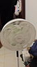 美的（Midea）【幸运草安睡1S】一级能效直流变频声控电风扇家用遥控卧室静音落地扇台式桌面抗菌大风力转页扇 实拍图