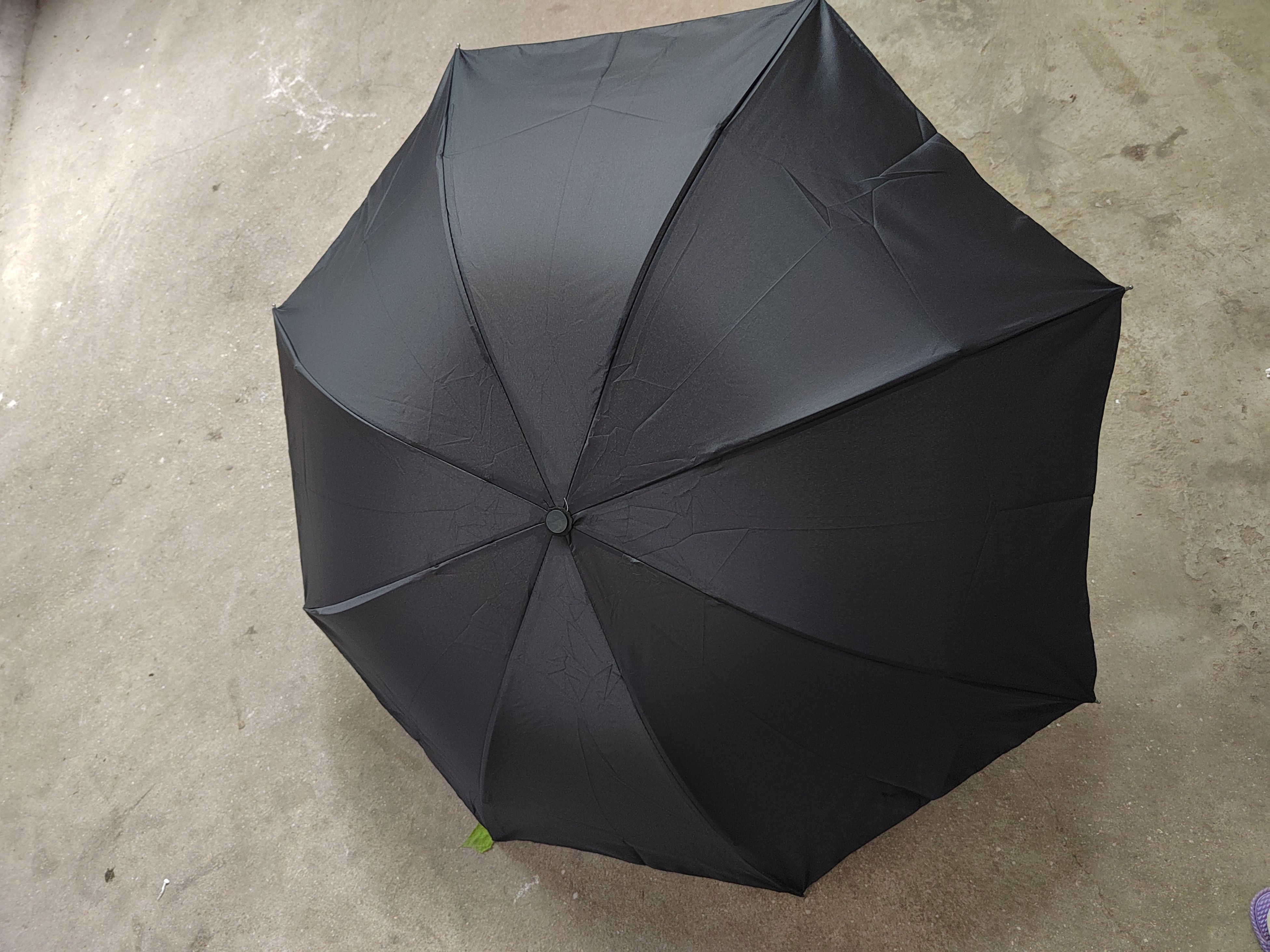 出行必备 晴雨两用简约隔热双人雨伞防紫外线遮阳防晒伞自动大号 八骨手动-纯色(颜色随机) 实拍图