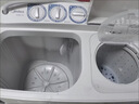 美的（Midea）双桶洗衣机半自动8公斤 品质双电机双缸洗脱分离大件轻松洗 以旧换新家电焕新补贴 双缸 实拍图