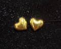 周六福足金999爱心黄金耳钉女耳饰生日礼物计价AA096006 约0.85g 一对 实拍图