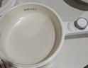 小熊（Bear）电煮锅 小电锅 长手柄电锅小型1-2人 多功能锅辅食锅 学生宿舍泡面不粘锅珐琅锅Q16H1 1.6L配蒸笼 实拍图