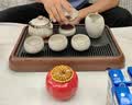 唐丰汝窑茶具整套带茶盘高档功夫茶具盖碗茶壶茶杯喝茶泡茶套装 实拍图