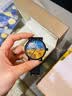 梵高（VAN GOGH）轻奢时尚防水艺术学生情侣腕表石英机芯真皮表带蓝色表盘麦田群鸦 实拍图