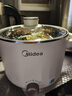 美的（Midea）电煮锅 0涂层不锈钢 宿舍小电锅 多功能家用宿舍泡面小火锅 2.6L蒸煮一体电热锅 XZC2066G 配蒸笼 实拍图