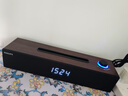 飞利浦（PHILIPS）蓝牙音箱电脑音响木质时钟家用桌面低音炮多媒体台式笔记本有线长条手机支架游戏音响礼物SPA3809 实拍图