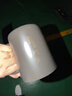 炊大皇马克杯陶瓷杯茶杯经典黑白泡茶杯咖啡杯早餐杯果汁水杯 黑色420ml 实拍图