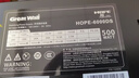 长城（Great Wall）额定500W HOPE-6000DS电脑电源 （双8PIN/75cm长线材/温控风扇/宽幅/独立开关） 实拍图
