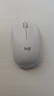 罗技（Logitech）M221 轻音鼠标 无线鼠标 办公鼠标 对称鼠标 带无线微型接收器 米白色 实拍图